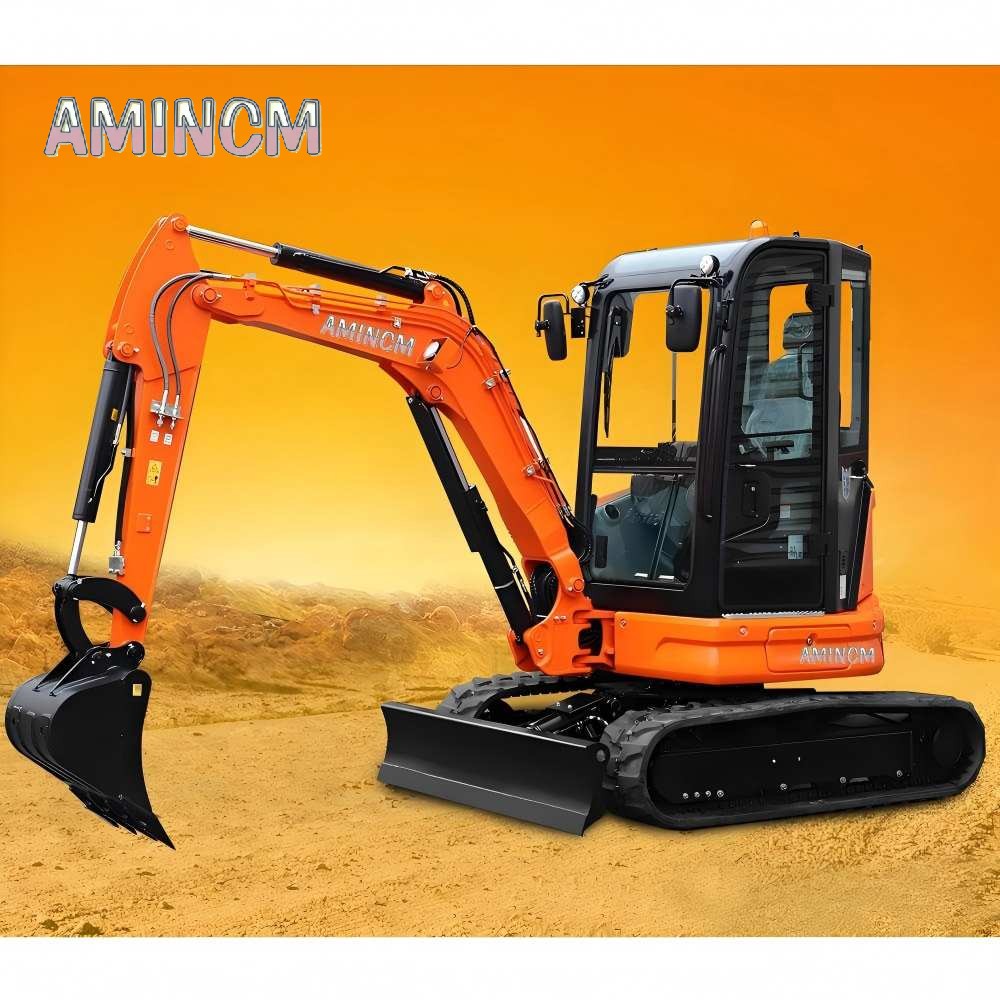 AMINCM35 Crawler Excavator: 3.8-Ton Zero-Tail Swing Machine